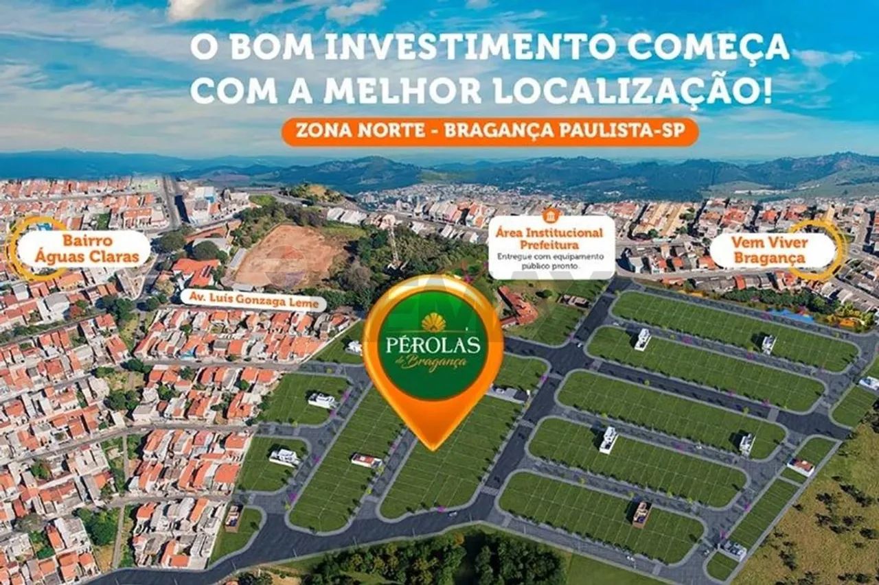 TERRENO A VENDA NO PEROLAS DE BRAGANÇA