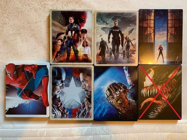Lote de BD Blu-rays Steelbook 2D + 3D