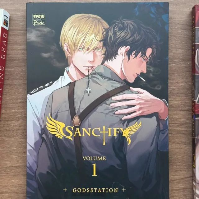 5 Mangás/HQ BL NewPop - Sleeping Dead 1 e 2, Wet Sand 1, Sanctify 1 e 2 - Foto 3