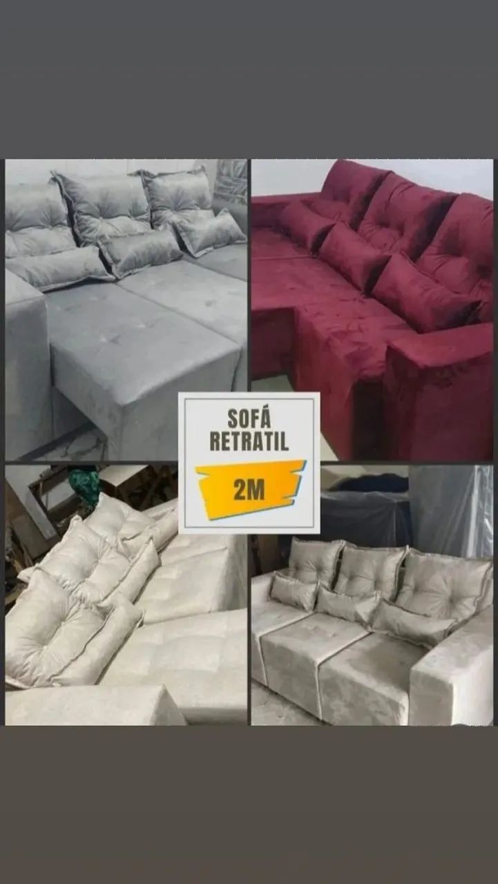 Sofá Retrátil 