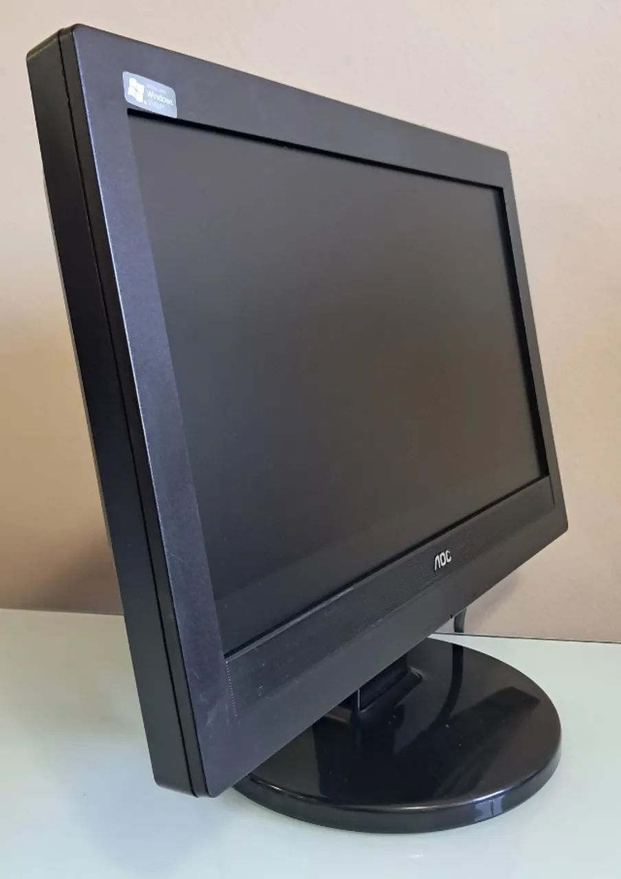 Monitor Widescreen LCD AOC 15,6" em perfeito estado - Foto 3