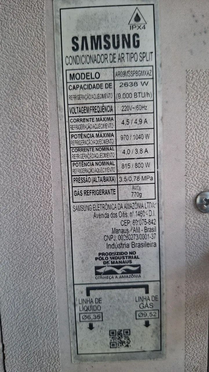 Ar condicionado Split 9000 btus Samsung Digital inverter  - Foto 5