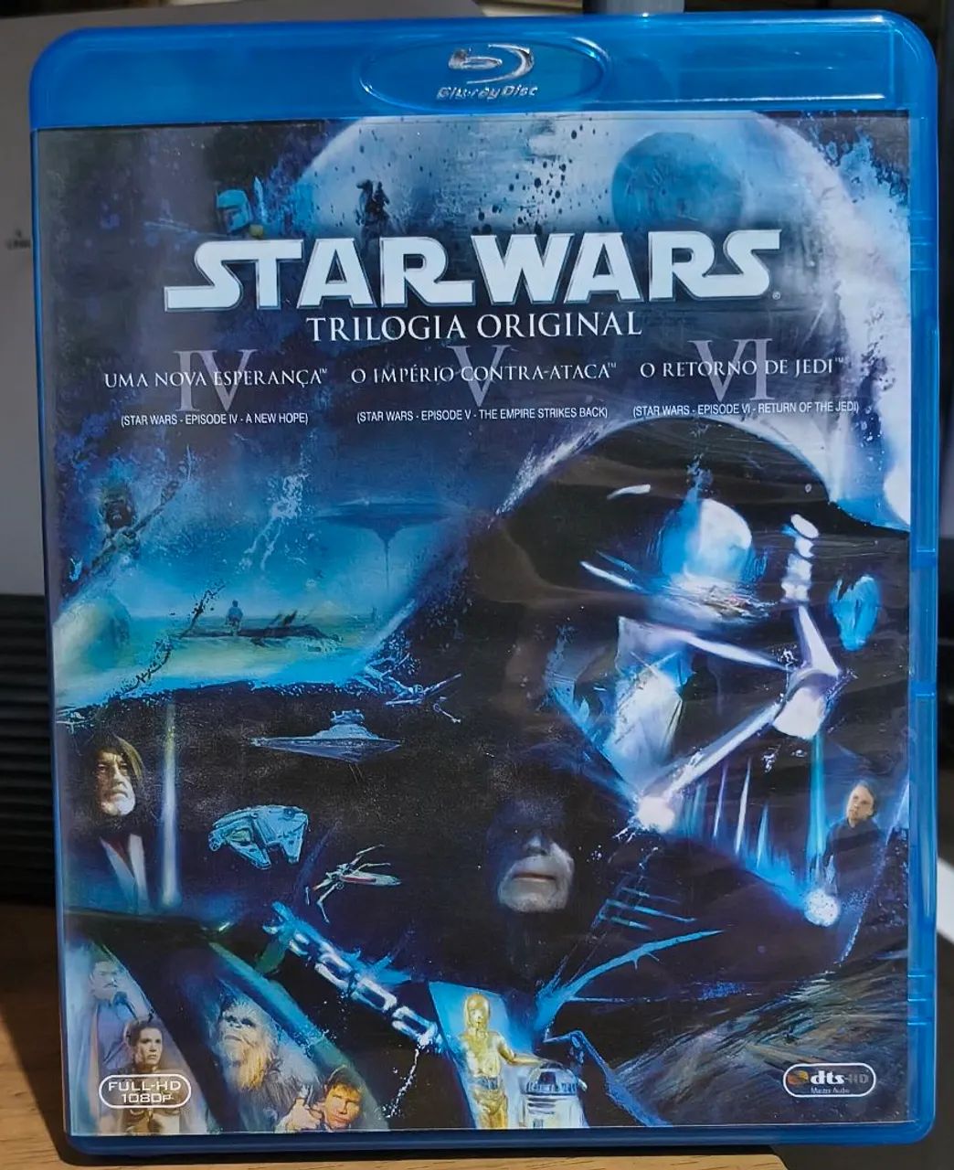 DVD TRILOGIA STAR WARS, EPISÓDIOS IV, V, VI, R$ 110 - CDs, DVDs