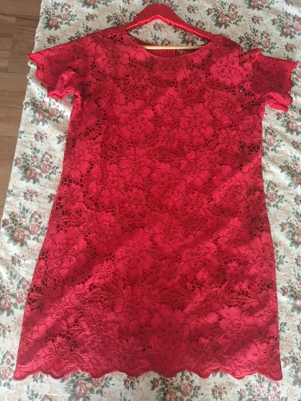 vestido de renda gripir novo - Foto 4