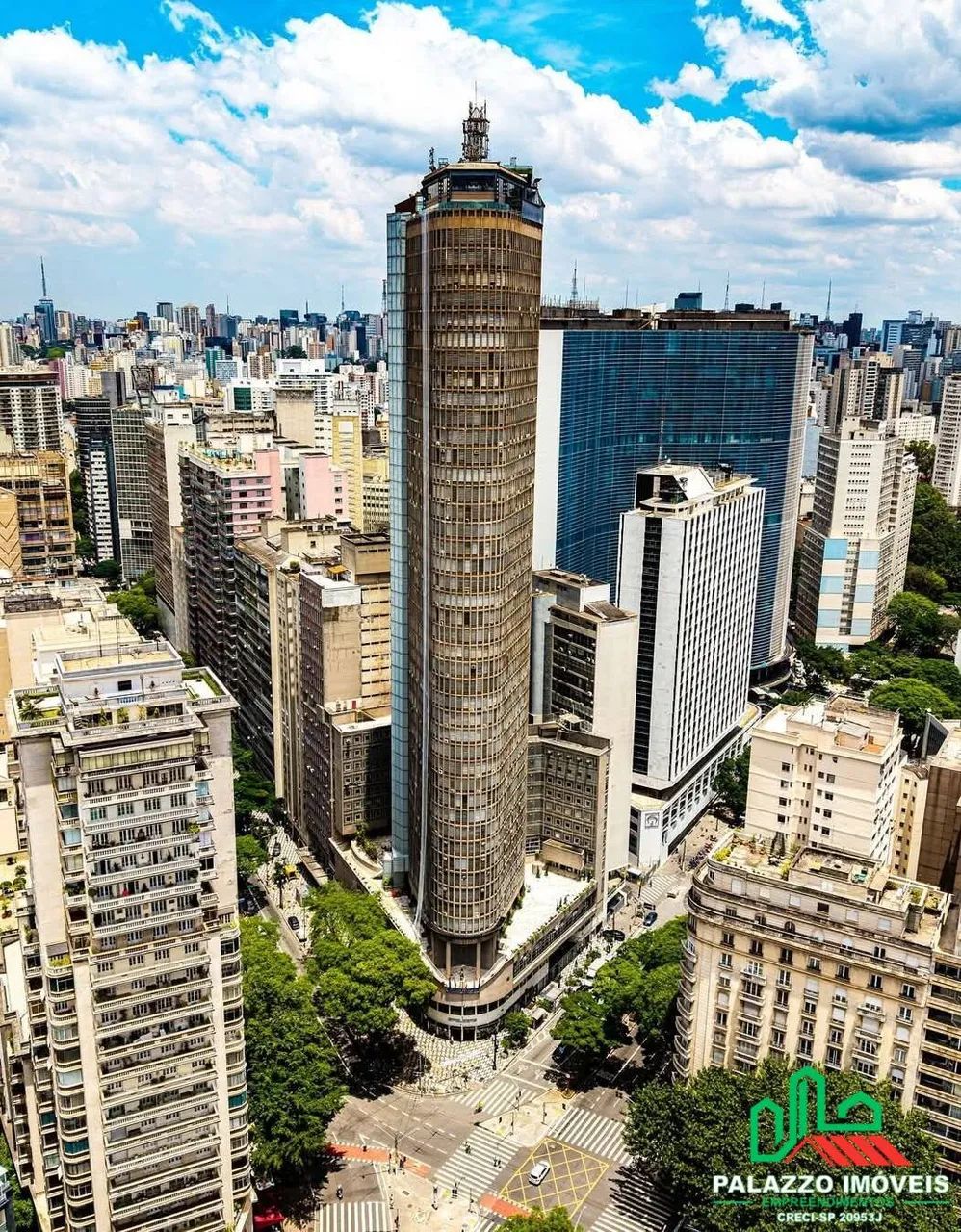 EXCELENTE CONJUNTO NO ITÁLIA COM 122,00M2 AR 03 WCS ANDAR ALTO CENTRO SP - Foto 2