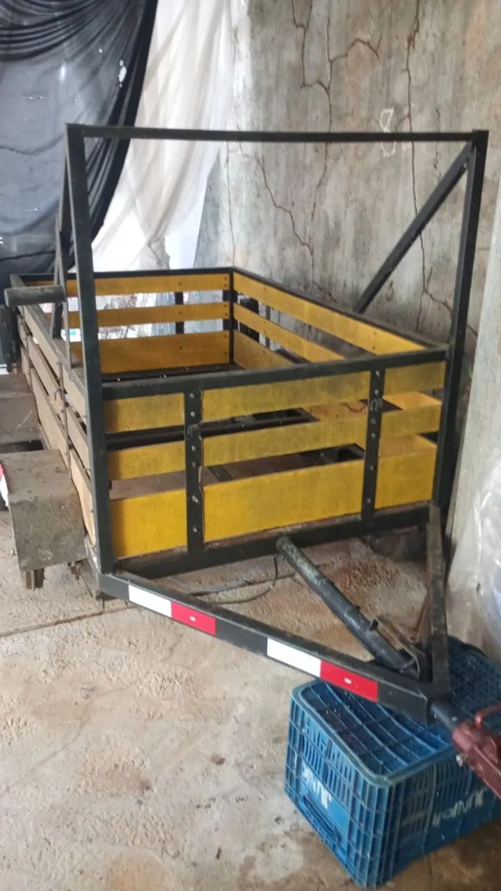 Carretinha 2 eixos  - Foto 3