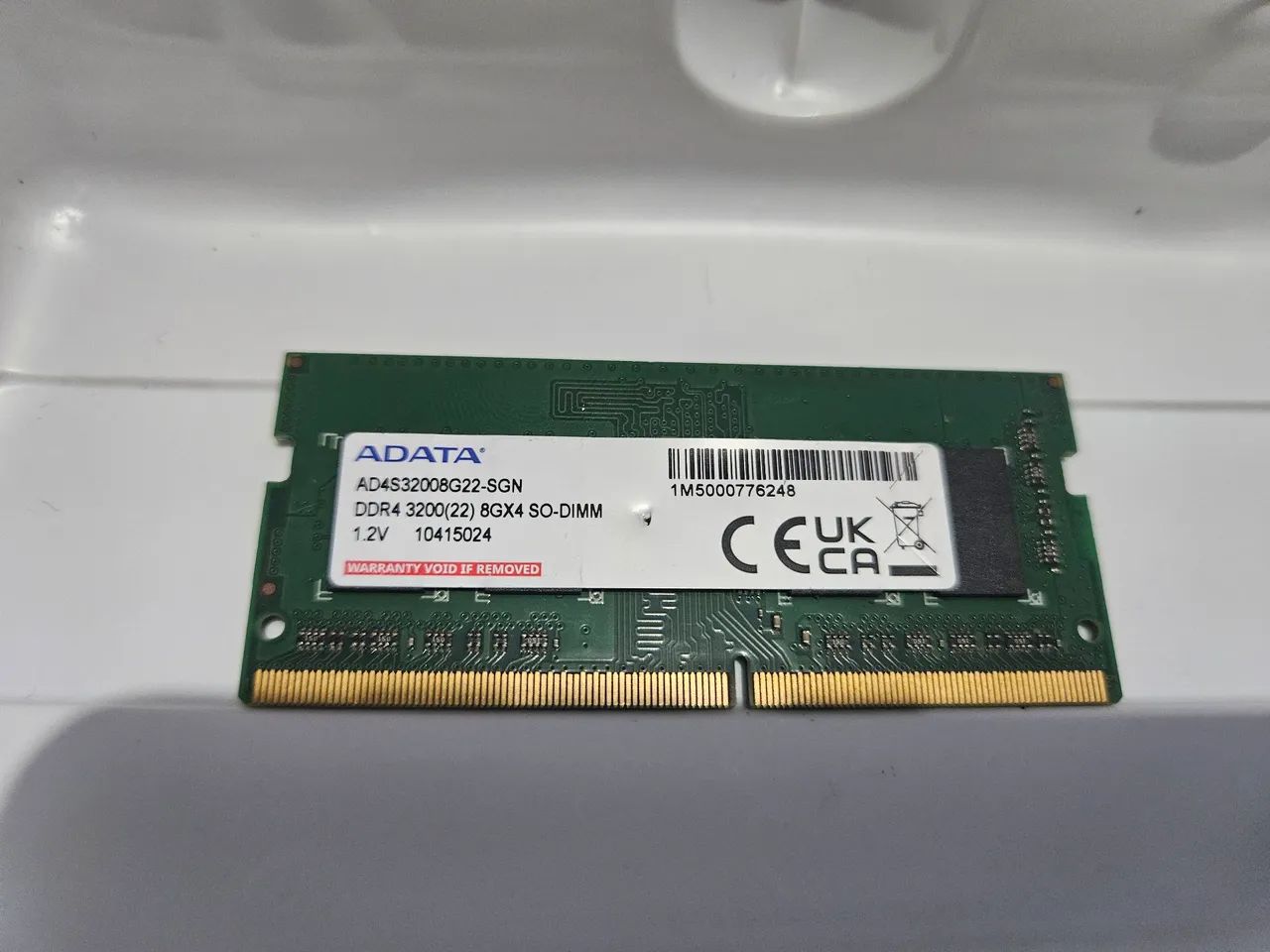 MEMÓRIA RAM ADATA 8GB 3200MH/Z NOTEBOOK OEM NOVA - Foto 2