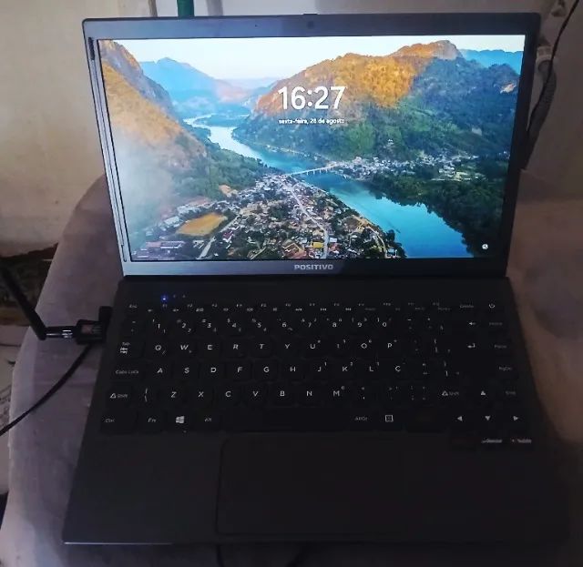 Notebook Positivo Harrison + adaptador Wi-Fi 5 GHz
