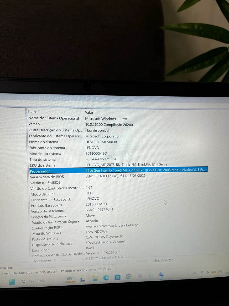 NOTEBOOK LENOVO E14 THINKPAD - Foto 3