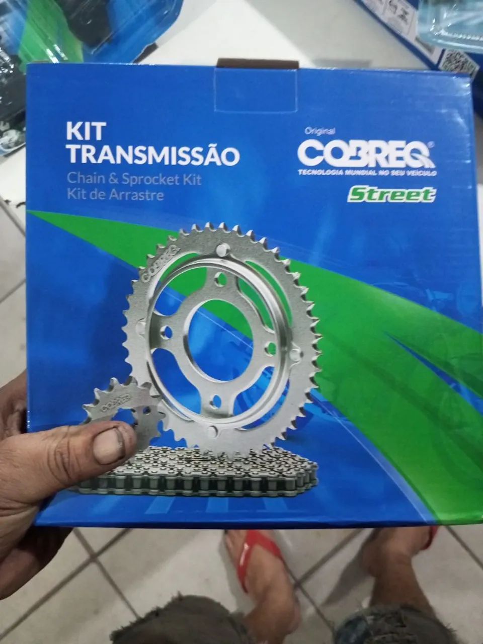 Kit transmissão Fan, Titan, start 150 e 160 cc