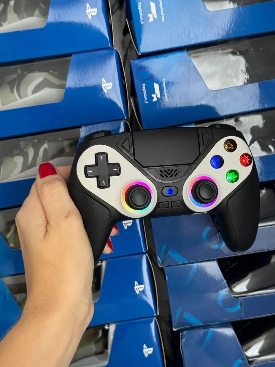Controle PS5 PC TV com Paddles 
