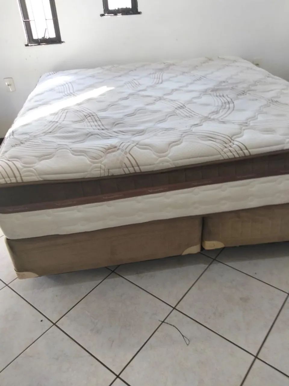 Linda cama king size casal newflex excelence piliow top ( *