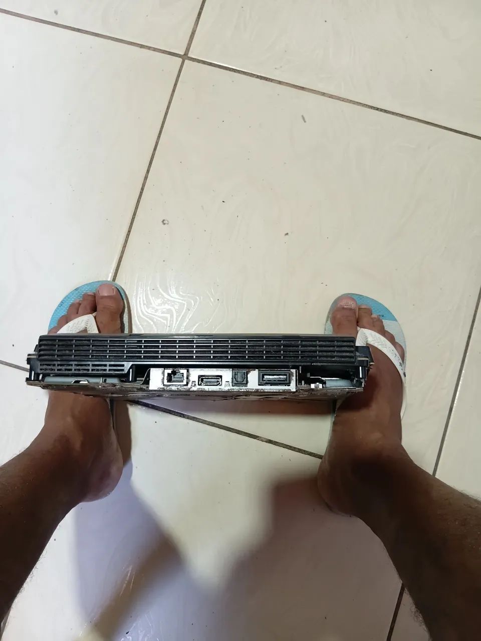 PS3 Slim com defeito.  - Foto 2