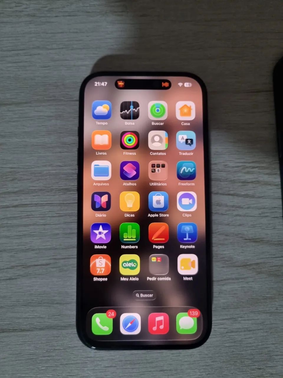 iPhone 17 pro 256gb - Azul - com garantia apple até Outubro - Foto 3