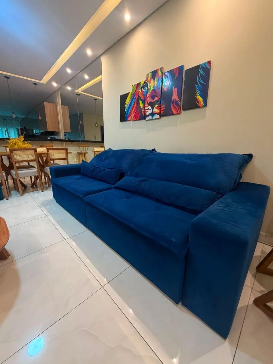 Sofá retrátil e reclinável com 2,90 - Foto 3