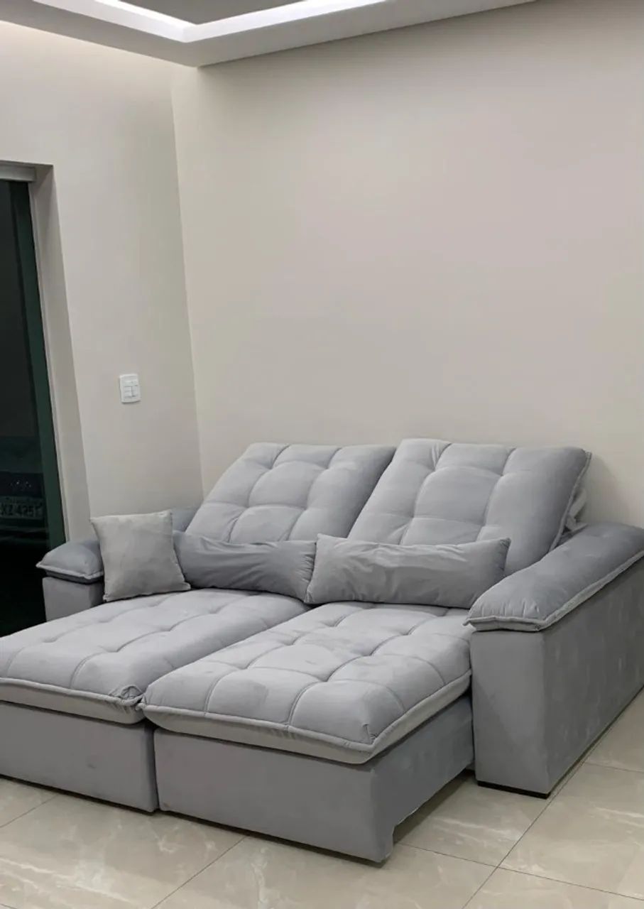 SOFÁ RETRÁTIL COM MOLAS ENSACADAS - Foto 2
