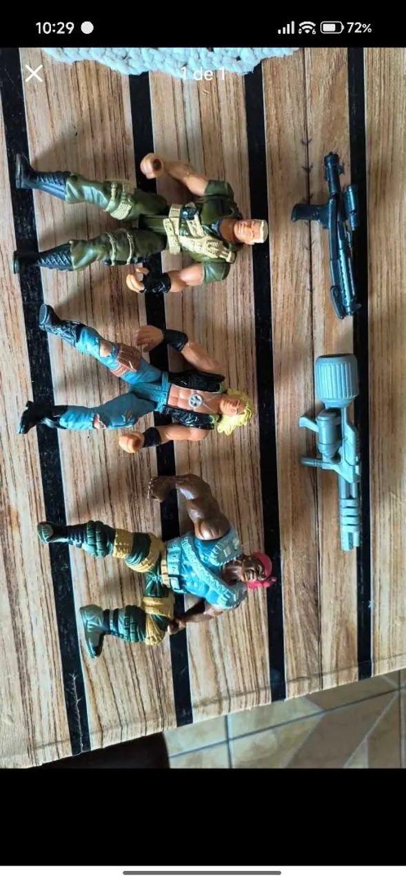 Vendo 3 bonecos g.i Joe originais 