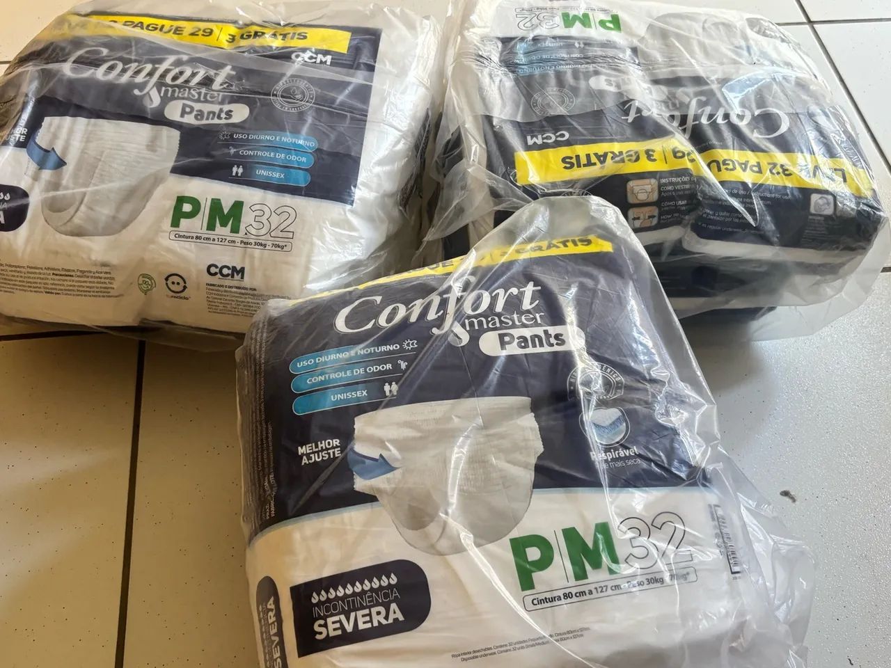 KIT 6 PACOTES DE FRALDA GERIÁTRICA CONFORT MASTER