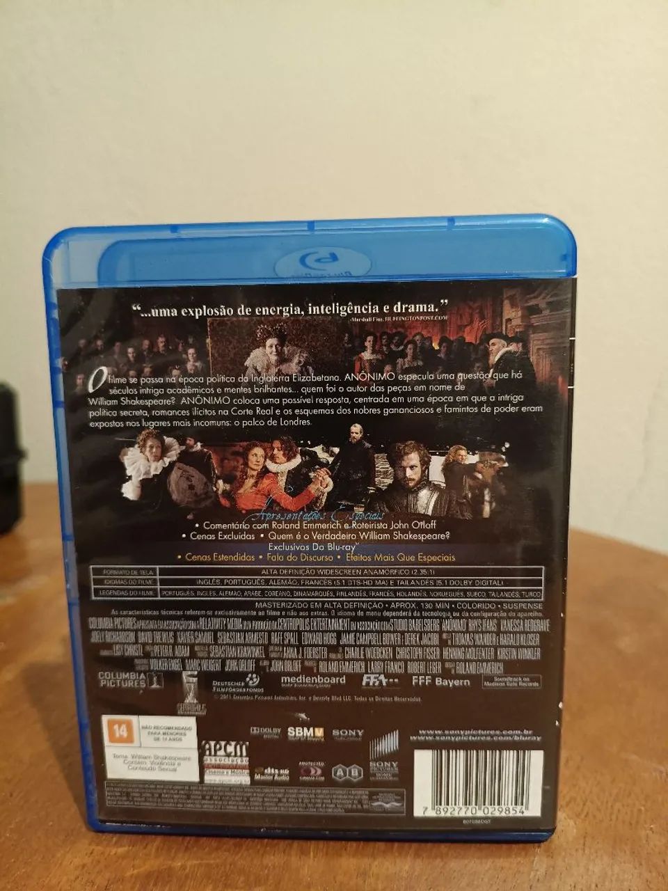 ANÔNIMO (ANONYMOUS) - BLU-RAY, USADO - Foto 2