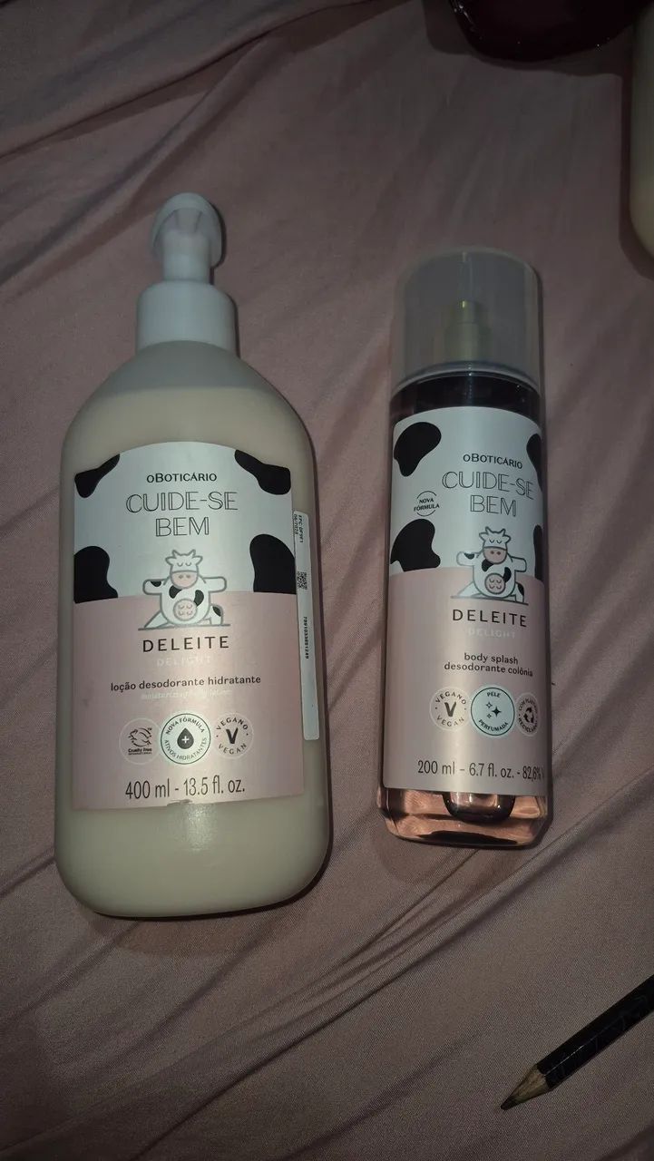 Kit hidratante + body splah deleite
