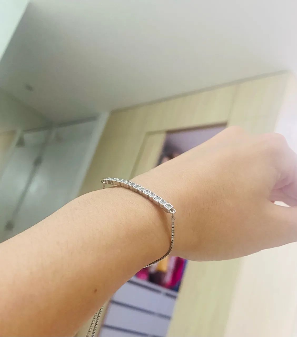 Pulseira cravejada ajustável Morana - Foto 4