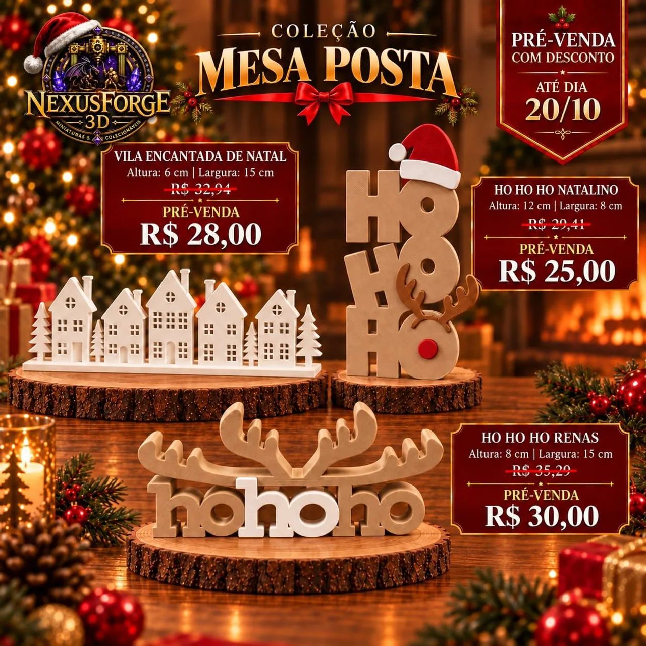 Mesa posta de natal - Foto 2