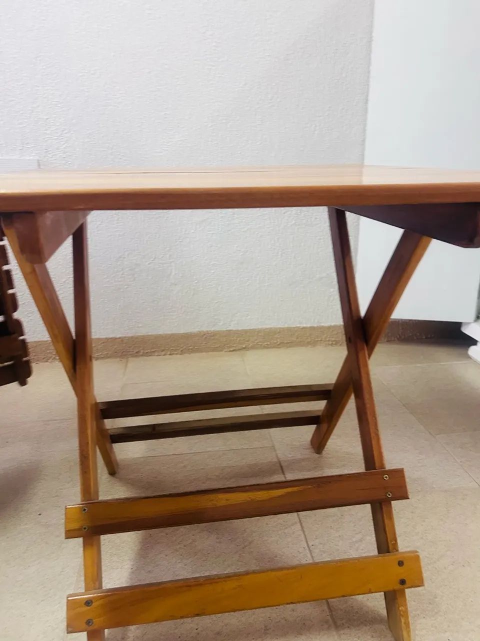 Mesa com 4 cadeiras dobráveis  - Foto 3