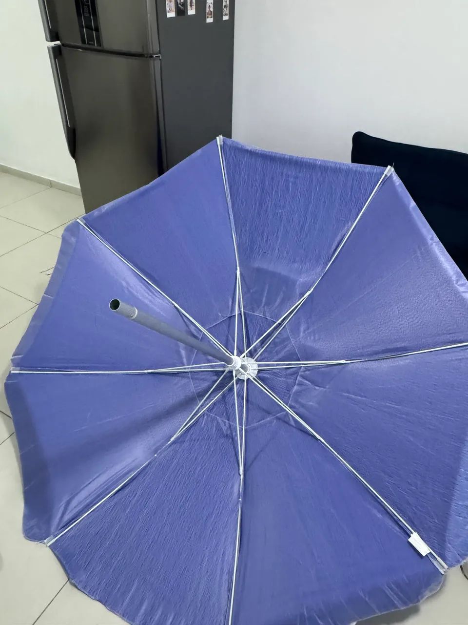 Guarda Sol bagum premium azul 2,00 m - Foto 2