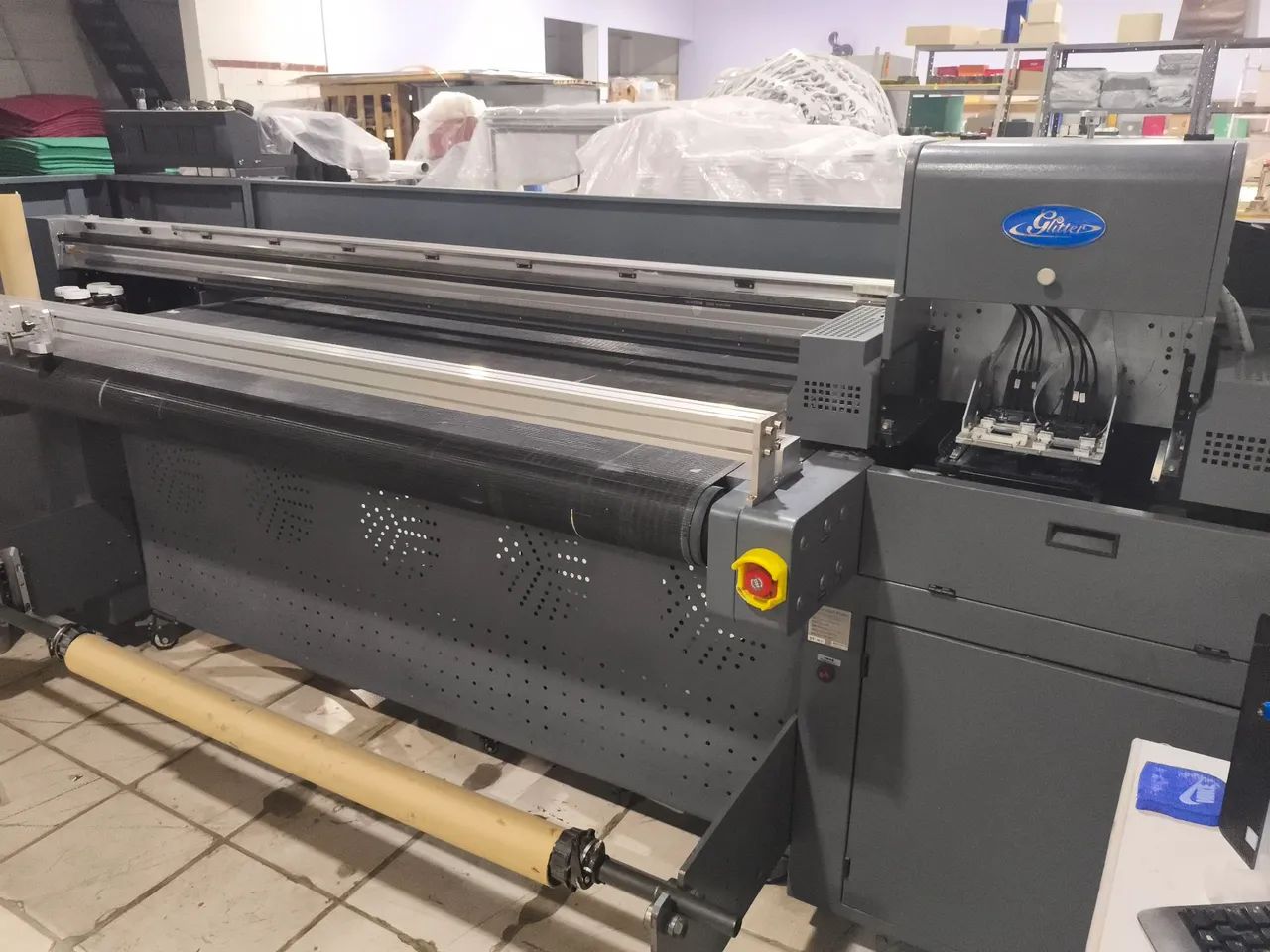 Impressora Plotter UV híbrida 1,90 boca, cmyk + w - Foto 2