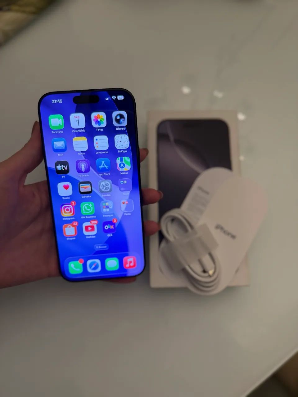 iphone 16 pro max único dono - Foto 4