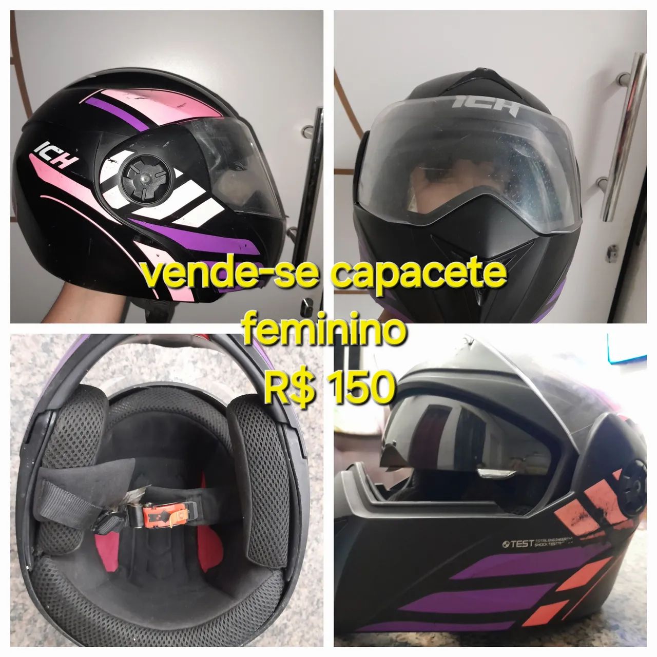 Capacetes semi novos  - Foto 3
