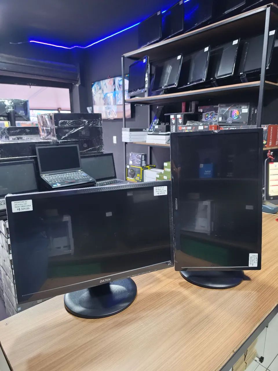 Monitor IPS 22 Polegadas FULL HD com HDMI e base giratória ( com garantia ) - Foto 2