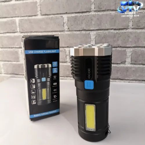 Lanterna Led Recarregável + Entrega Grátis  - Foto 2