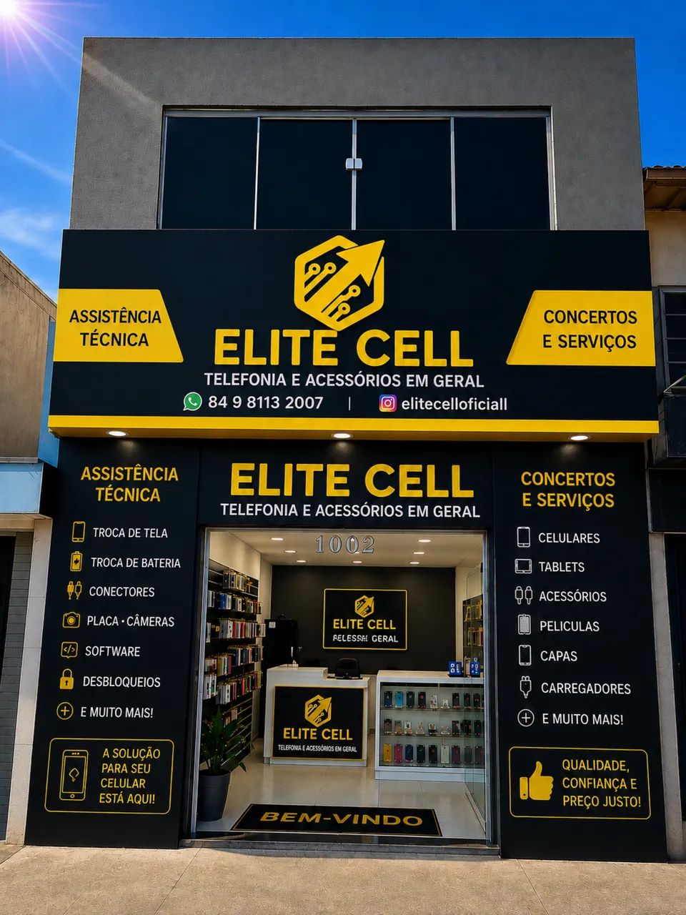 Repasse de loja completa 