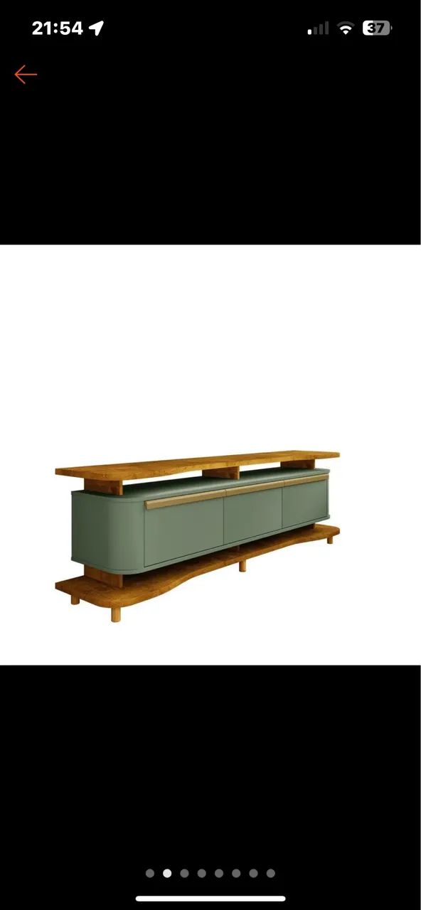 Rack para Tv de 75 Polegadas Guarapari Naturalle/Pistache
