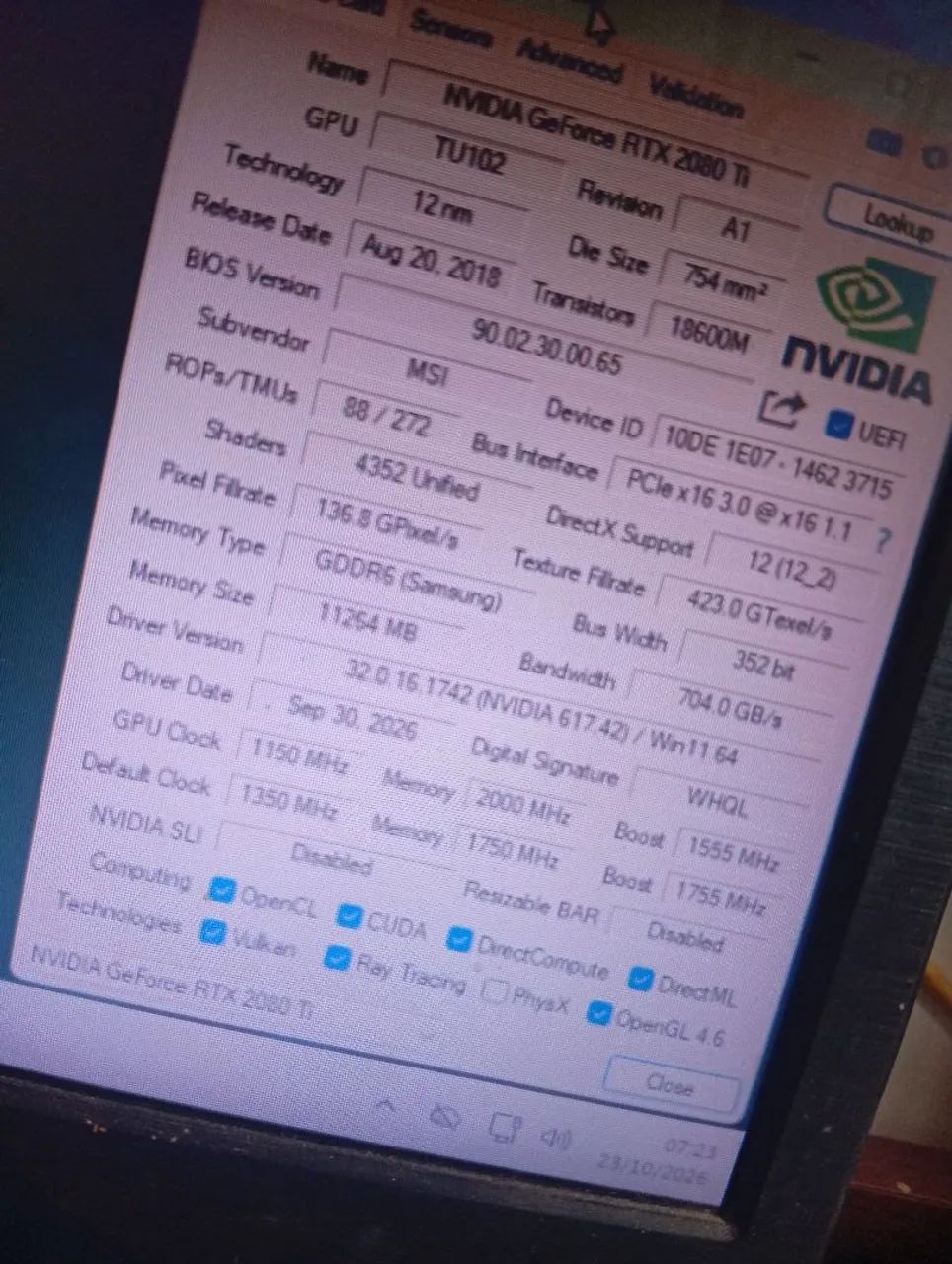 Rtx 2080 ti semi nova  - Foto 2