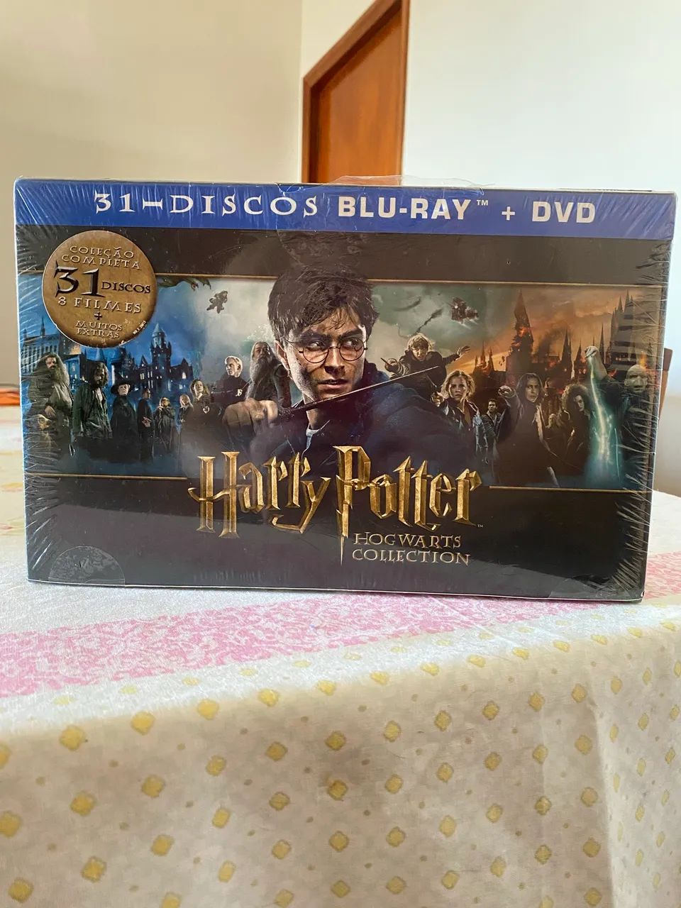 Box em Bluray Hogwarts Collection 