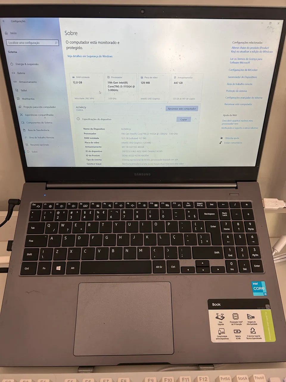 Samsung book COM UPGRADE 