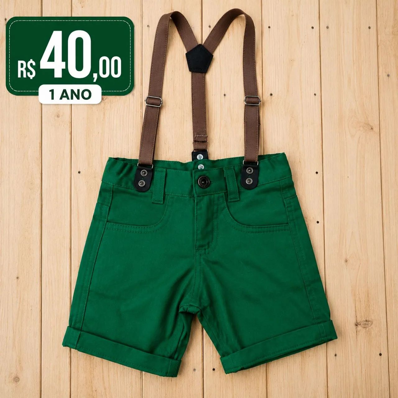 Bermudas com suspensório - PROMOÇÃO!!
