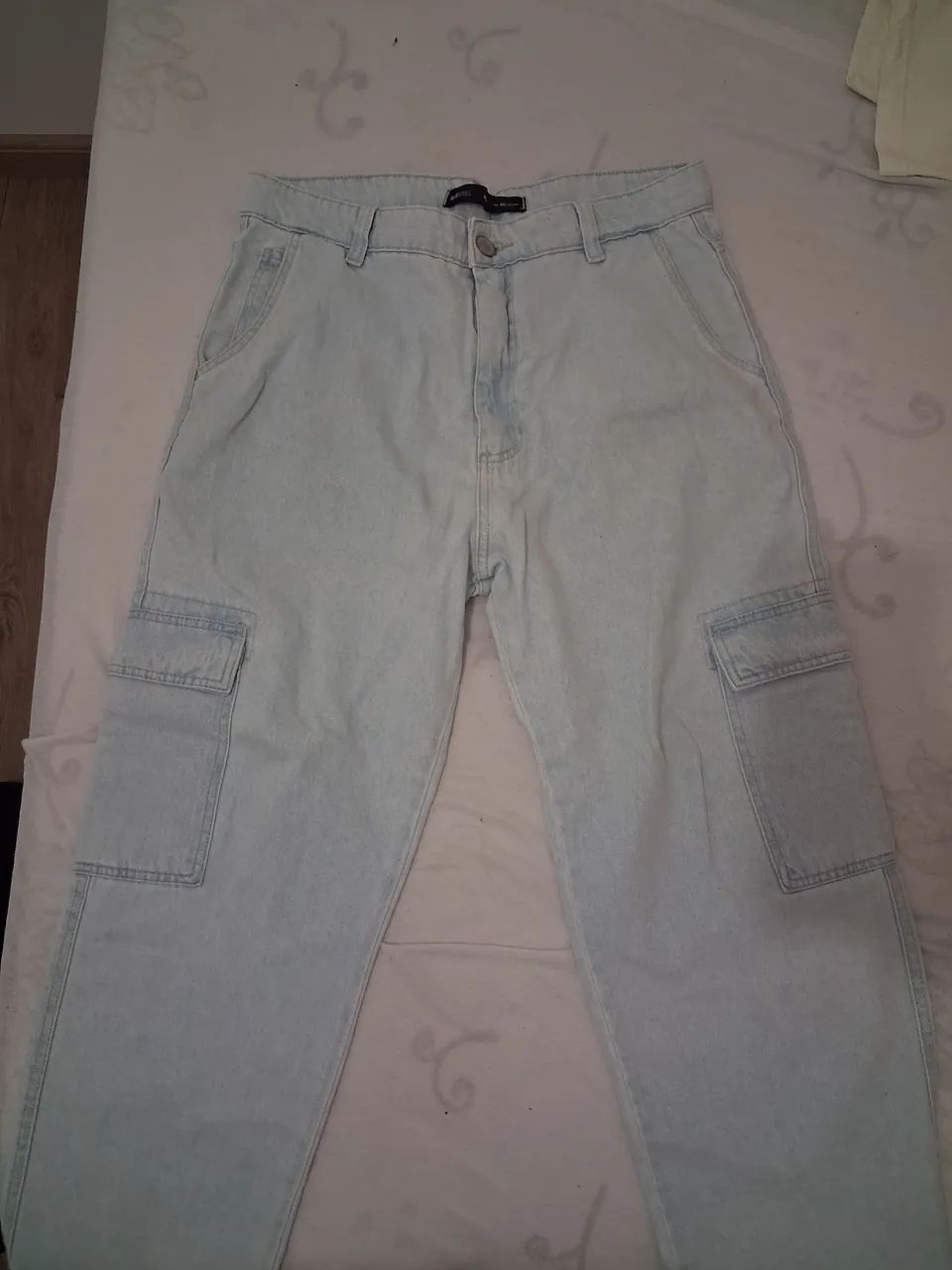 Calça Baggy Jeans Cargo