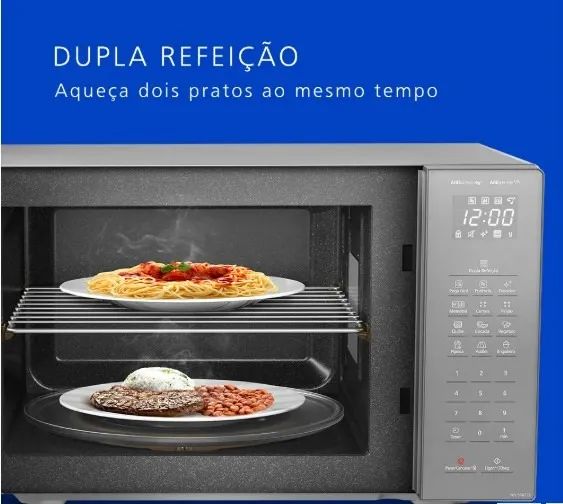 Microondas Panasonic 34L ST67L Inox - NOVO - Foto 2