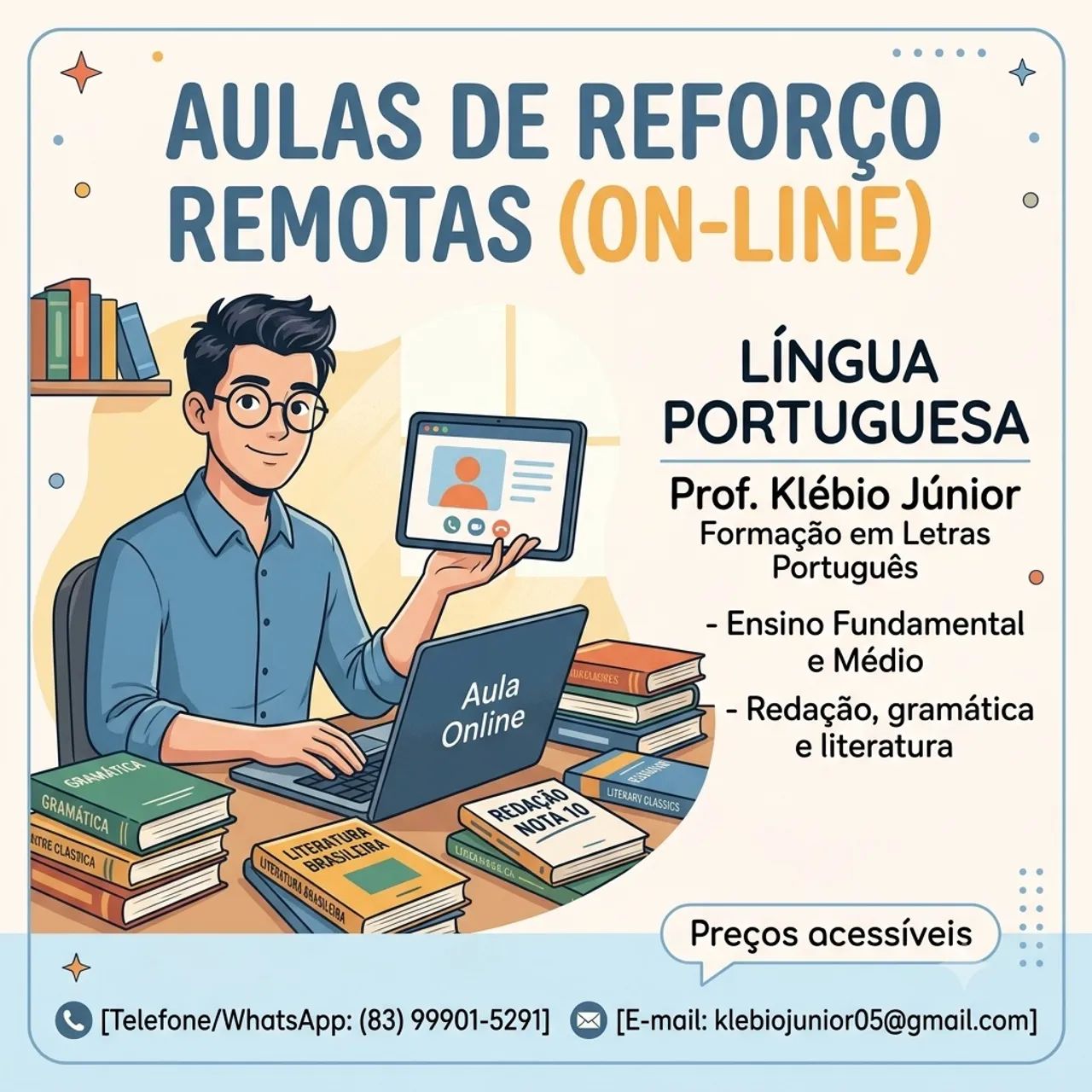 Aula de reforço remota (Língua Portuguesa) 