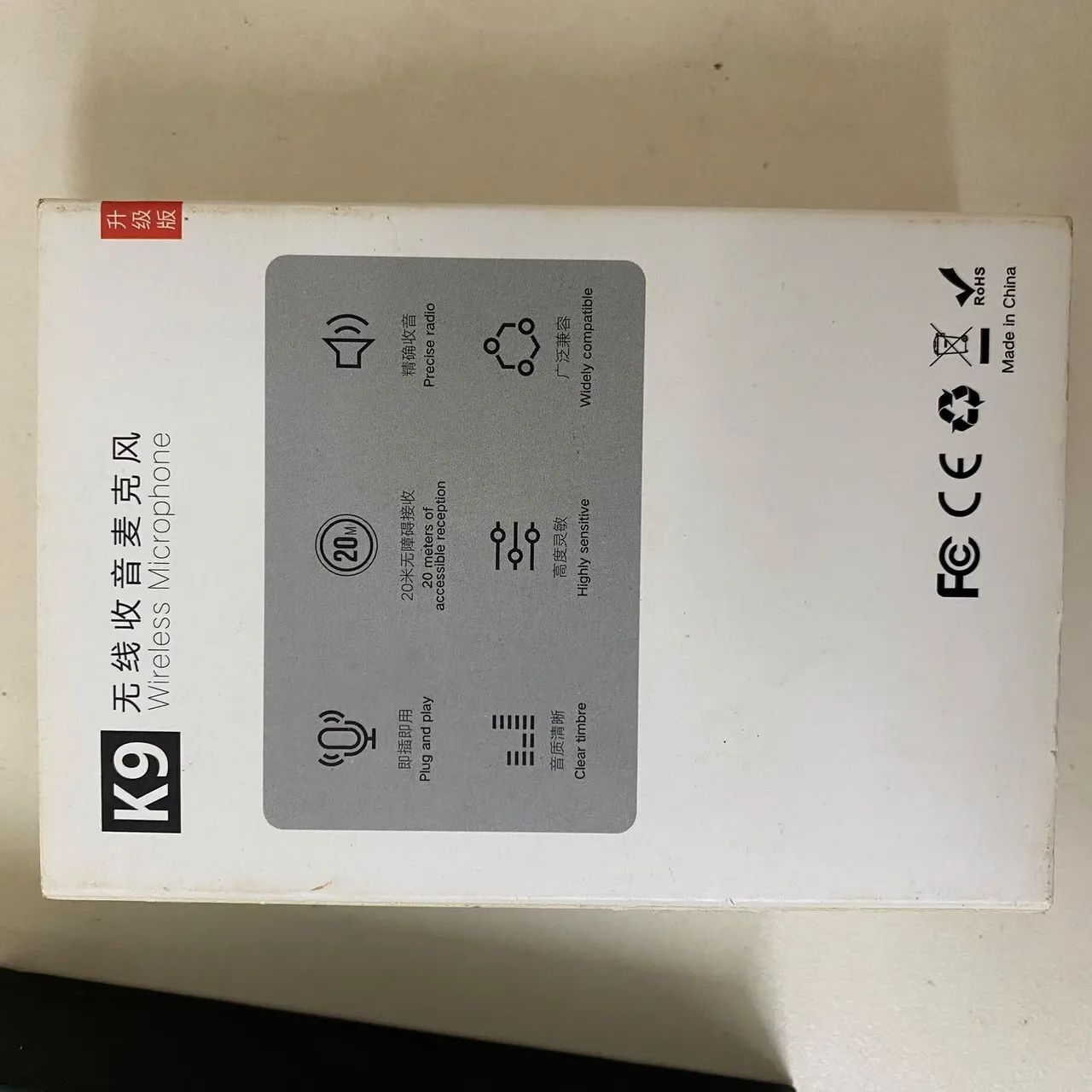 Microfone sem fio K9 wireless  - Foto 4