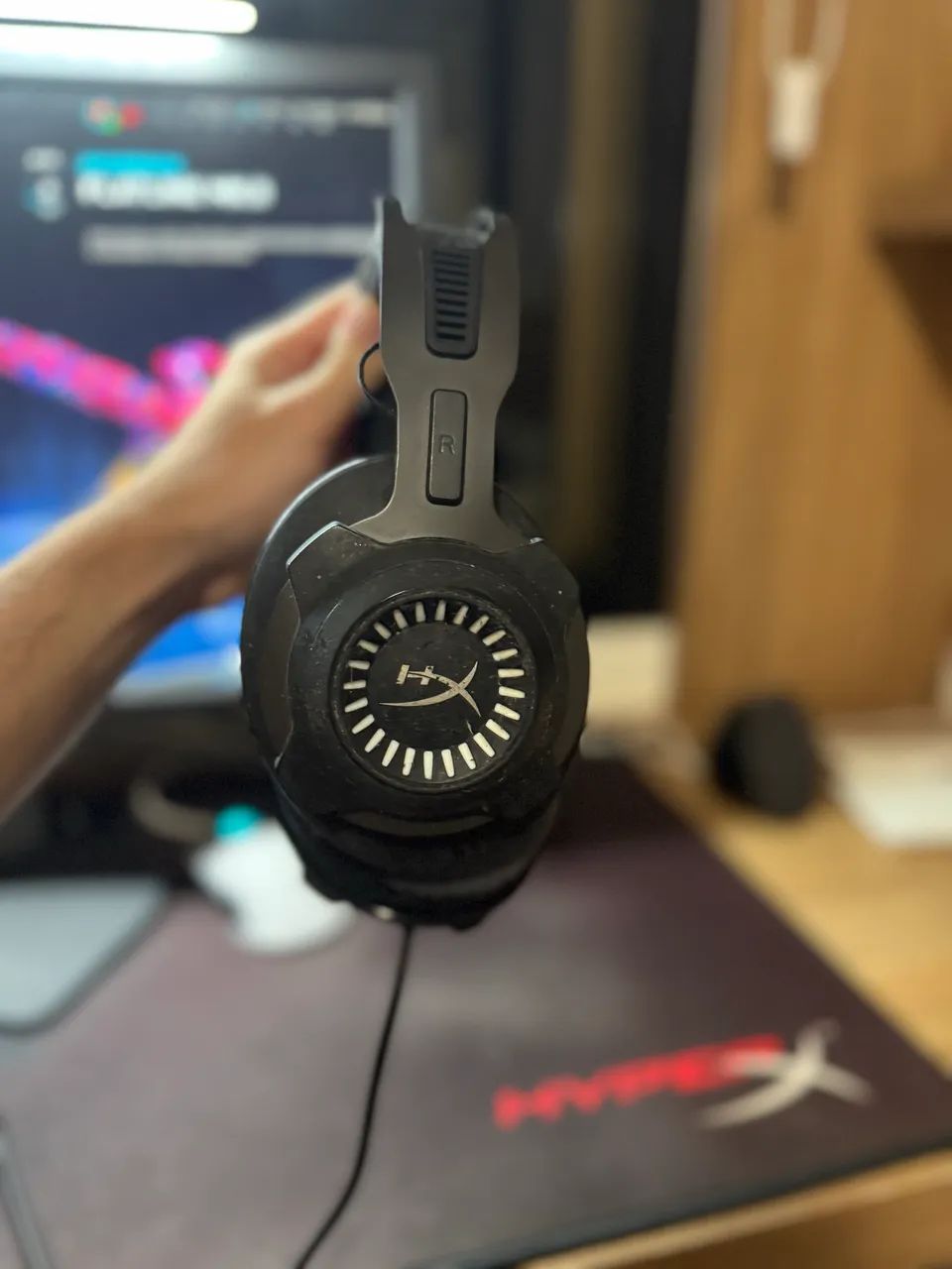 Headset gamer Hyperx Cloud Revolver (com caixa) - funcionando 100% - Foto 2