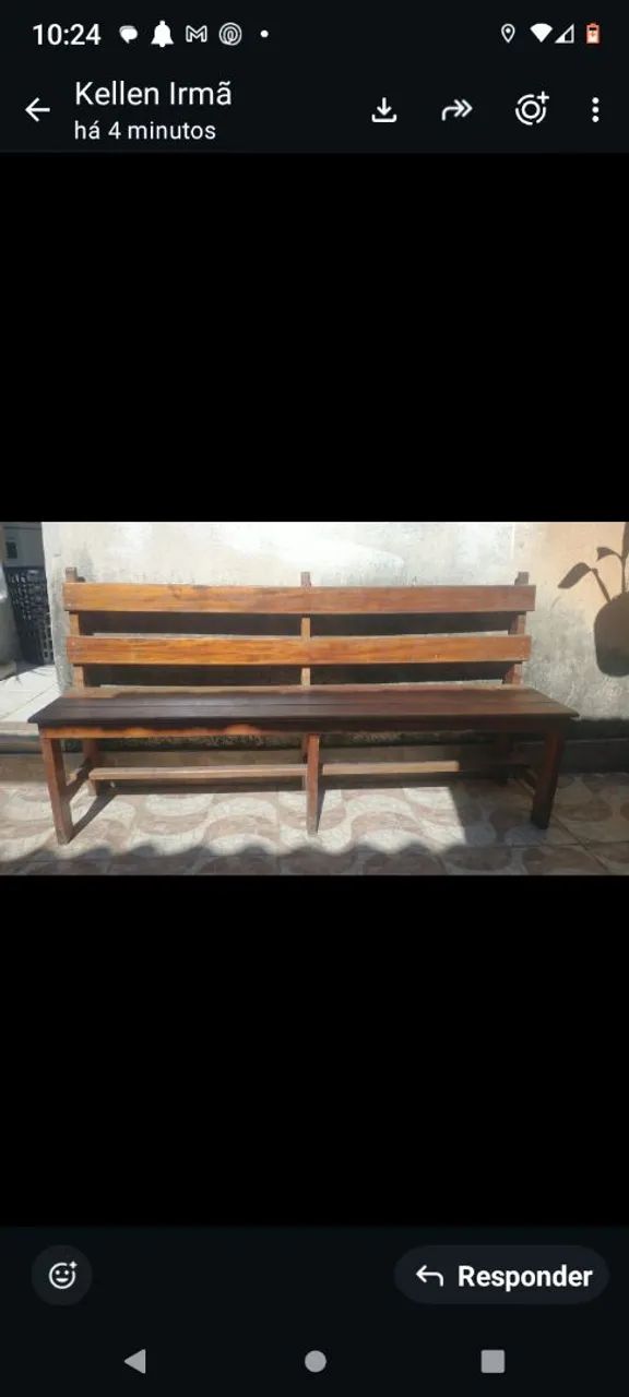 VENDO EXCELENTES BANCOS DE MADEIRA. - Foto 5