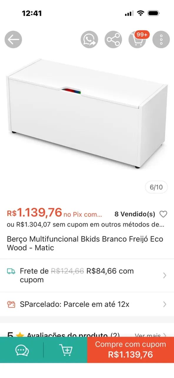 Berço 7x1 - Foto 3