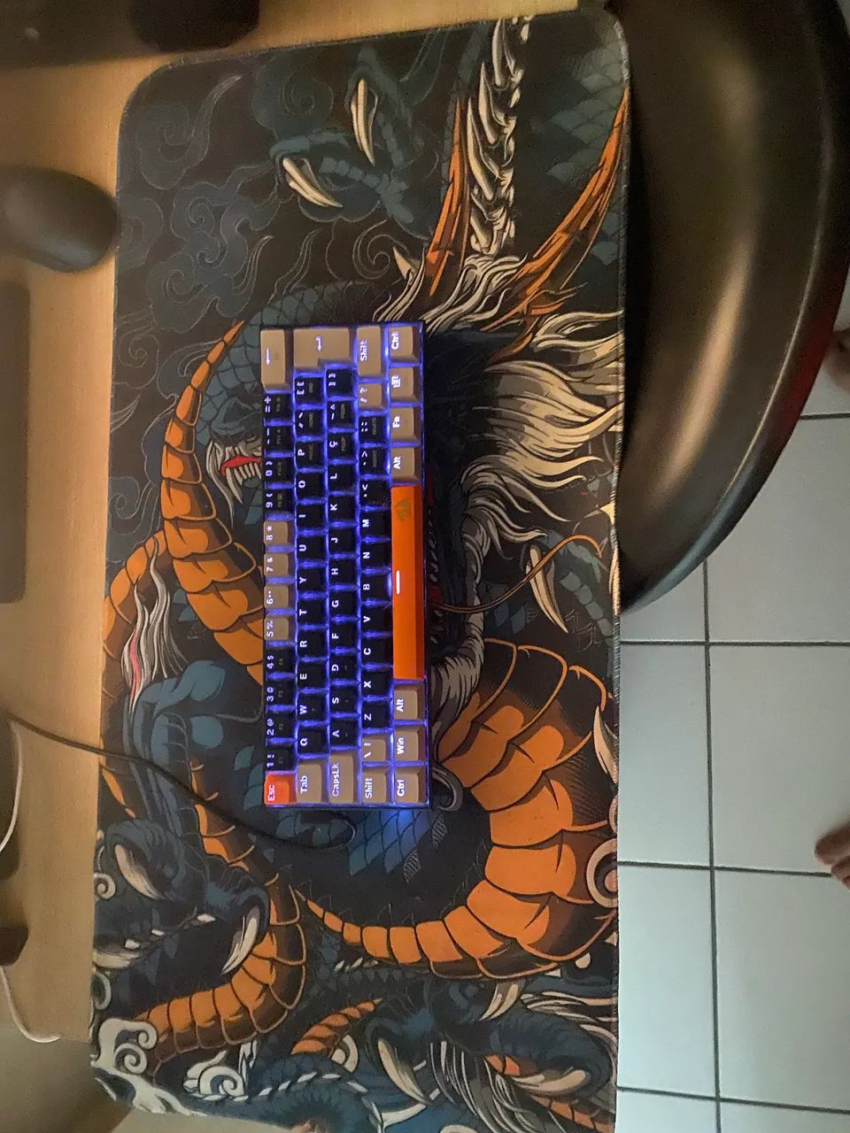 Teclado Gamer Redragon Lakshmi, Switch Brown + mouse pad e 5 switch brown  - Foto 2