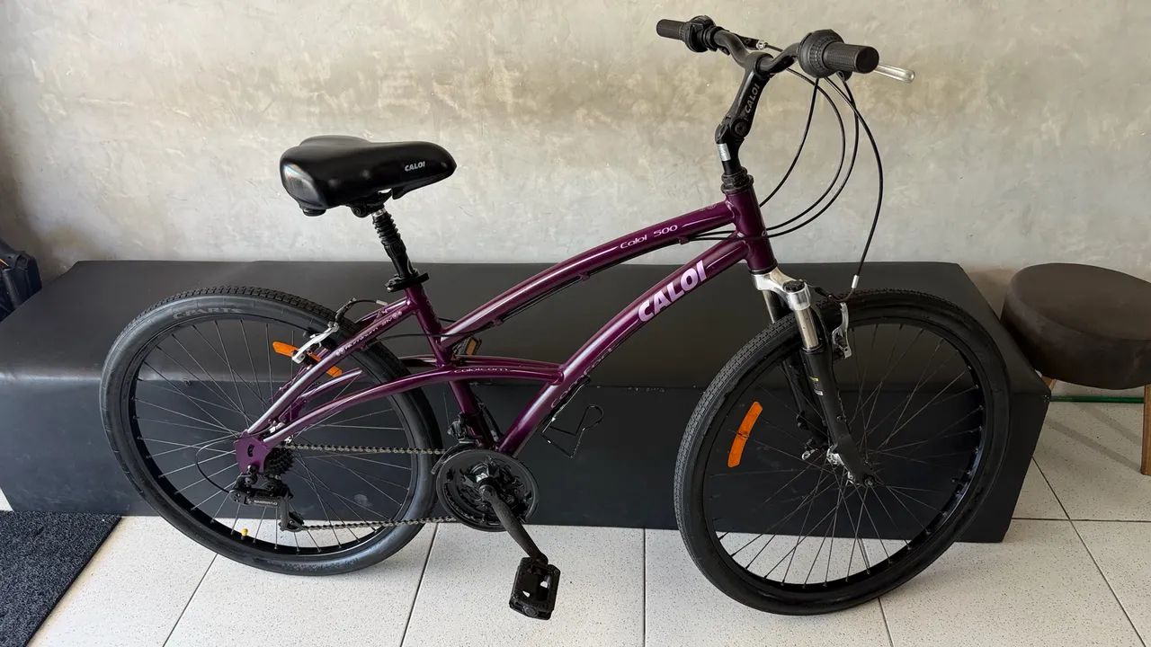 Bicicleta Caloi 500 aro 26 usada 
