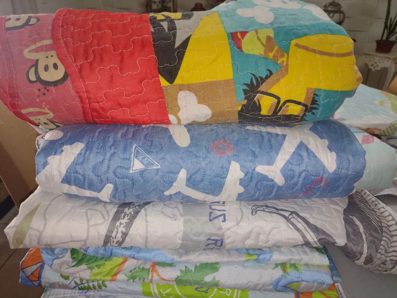 Kit 5 colchas infantil 