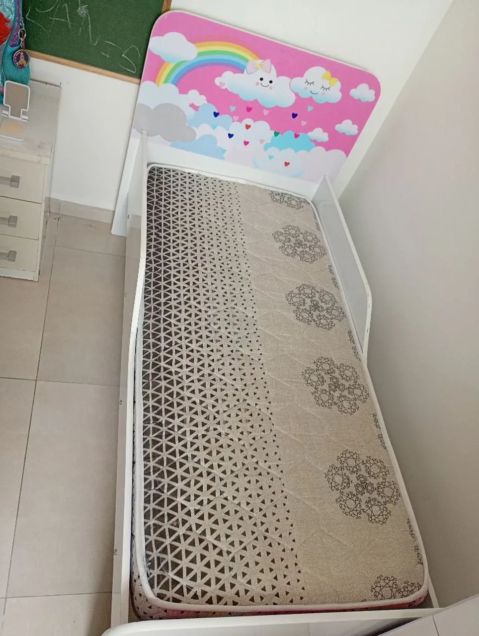 Cama infantil nuvem com colchão  - Foto 2